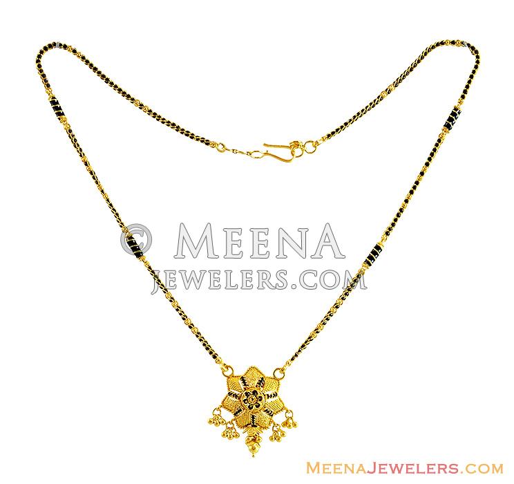 Ladies 22K Gold Mangalsutra chms14076 22K Gold Mangalsutra designer