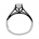  [ Diamond Rings > 18kt White Gold Ladies Ring   ]