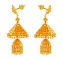  [ Exquisite Earrings > 22Kt Gold Chandelier Earrings  ]