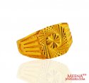 22 Karat Gold Mens Ring - Click here to buy online - 714 only..
