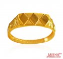 22k Gold Mens  Ring - Click here to buy online - 338 only..