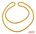 22 Kt Rope Gold Chain - Click here to buy online - 733 only..