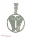 18Kt White Gold Paduka - Click here to buy online - 452 only..