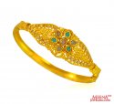 22 kt Colored Stone Kada - Click here to buy online - 2,067 only..