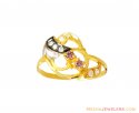 22k Fancy Colored Stones Ring  - Click here to buy online - 366 only..