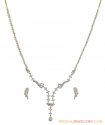 Genuin Diamond Necklace Set - Click here to buy online - 10,022 only..