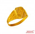 22 Karat Gold Mens Ring - Click here to buy online - 243 only..