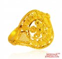 22kt Fancy Gold Ring - Click here to buy online - 452 only..
