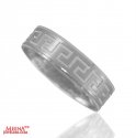 18Kt White Gold Wedding Band - Click here to buy online - 955 only..