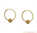 Gold Hoop Earrings - Click here to buy online - 406 only..