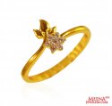 22Kt Gold CZ Ring - Click here to buy online - 402 only..