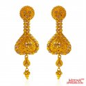 22kt Gold Long Earrings - Click here to buy online - 2,043 only..