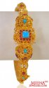 22K Gold Antique Kada  - Click here to buy online - 3,000 only..