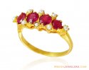 22K Gold Ring with Precious Stones - Click here to buy online - 539 only..
