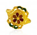 22KT Gold Ladies Ring - Click here to buy online - 501 only..