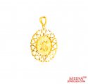 Click here to View - 22Kt Gold Initial Pendant (S) 