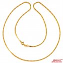 22 Kt Gold Cable Link Chain  - Click here to buy online - 503 only..