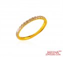 Ladies 22k Signity Band - Click here to buy online - 208 only..