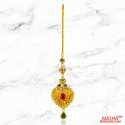 22Kt Gold Antique Maang Tikka - Click here to buy online - 1,193 only..
