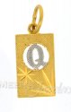 Click here to View - 22Kt Initial Pendant (Q) 