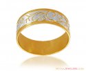 18K Two Tone Fancy Band - Click here to buy online - 538 only..