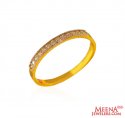 Ladies 22k Gold Signity Band - Click here to buy online - 231 only..