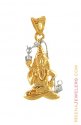 22Kt Gold Shiv Pendant - Click here to buy online - 394 only..