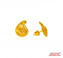22k Gold Earrings  - Click here to buy online - 565 only..