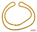 22 Kt Gold Rope Chain - Click here to buy online - 1,069 only..