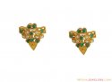 Emerald Earring (22K) - Click here to buy online - 652 only..