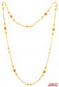 22Kt Gold Meenakari Gold Long Chain