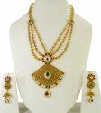 22K Gold kundan Bridal Necklace Set - Click here to buy online - 11,651 only..