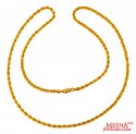 Mens Rope Chain 22 kt 18 Inchs - Click here to buy online - 463 only..