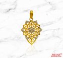 22Kt Gold CZ Pendant - Click here to buy online - 426 only..