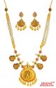 Antique 22 Kt Necklace Set - Click here to buy online - 8,959 only..
