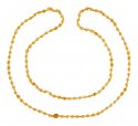 22Kt Gold Ladies White Tulsi Mala - Click here to buy online - 975 only..