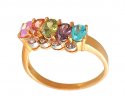 Gold Ring with Colored Stones - Click here to buy online - 501 only..