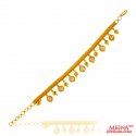 22K Gold Balls Bracelet - Click here to buy online - 1,991 only..