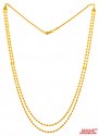 Click here to View - 22Kt Gold Beads Layered Chain 