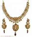 22K Gold Antique Kundan Bridal Set - Click here to buy online - 9,611 only..