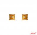 22kt Gold CZ Earrings - Click here to buy online - 339 only..