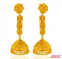 22k Gold Earring - Click here to buy online - 2,227 only..