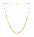 22K Gold Two Tone Chain - Click here to buy online - 1,647 only..