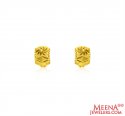  22Kt Gold Clip On Earrings - Click here to buy online - 406 only..