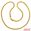 22k Gold Mens Chain - Click here to buy online - 3,295 only..