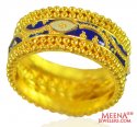 22K Gold Meenakari Band for Ladies - Click here to buy online - 927 only..