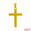 Click here to View - 22Kt Gold Fancy Cross Pendant 