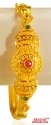22K Gold kada with coloured stones - Click here to buy online - 1,831 only..