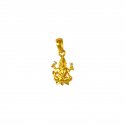 22k Gold Laxmi Pendant - Click here to buy online - 231 only..