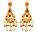 22Kt Gold Chand bali with Jhumki - Click here to buy online - 2,867 only..